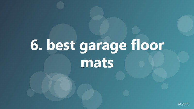 6. best garage floor mats