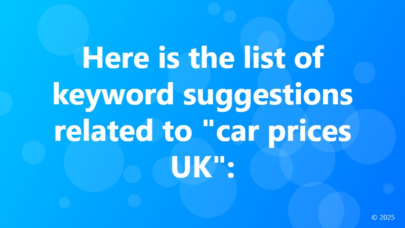 Here is the list of keyword suggestions related to 